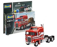 Revell Model Set- Maquette Model Set Camion Américain Kenworth Aérodyne, 67671