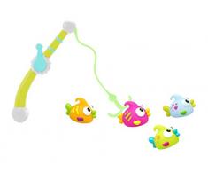 Escabbo- Jouet de Bain, EZ3688, Bleu, Rose, Vert, Orange