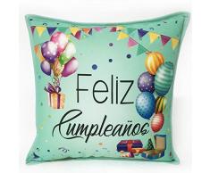 ARTEMODEL- Cumple Ballons Coussin Toile Med, Multicolore (1)