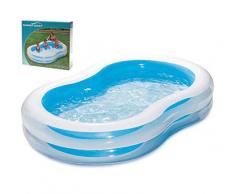 Polyester 8422259605454 Limited Piscine 262 cm x 159 cm x 46 cm, Couleur Bleu (60545)