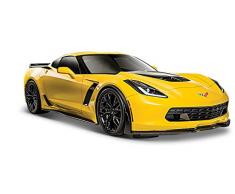 Maisto - 2042948 - Maquette De Voiture - Corvette Z06 15 - Echelle 1/24 - Coloris aléatoire (Jaune/Blue)