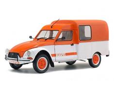 Solido- Voiture Miniature de Collection, 1800404, Blanc/Orange
