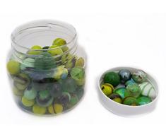 MaRécréation- Bocal De Billes, XA-5HFES-FI19, Vert