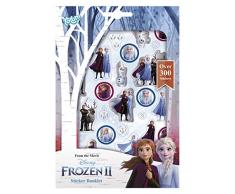 TM Essentials Carnet de Stickers Disney La Reine des Neiges II avec Plus de 300 Autocollants Magiques de Anna & Elsa