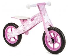 Nicko NIC858 Purple Star Vélo déquilibre en Bois pour Enfant