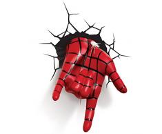 3D Light FX- Spiderman Applique Murale, avec LED, 816733002217