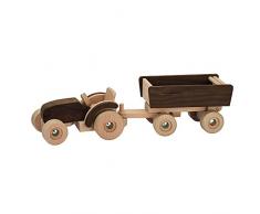 Goki - 2041461 - Figurine Transport Et Circulation - Tracteur avec Remorque