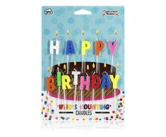 NPW Décorations de Bougie gâteau danniversaire – Happy Birthday Celebration Nation