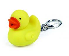 Kikkerland- Porte-Clés Canard avec LED à lUnité, KRL07-CDU-EU