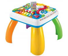 Fisher-Price Table dActivité Bilingue Eveil Progressif pour bébé avec 5 zones de jeu, version allemande, 6 mois et plus, DRH31