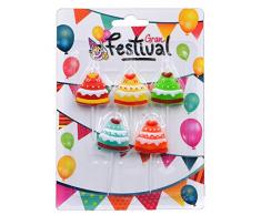 Grand Festival Bougie dAnniversaire Coloris Assortis (1)