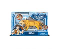 Unbekannt Geoworld 625346 – Dr Tigre à Dents de Steve Hunters, Figurine Collector saebel Smilodon Lampe Torche, modèle Taille 16,5 cm