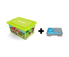 Playmobil- Grande Rangement 23 L Ferme + Boîte compartimentée, 064663