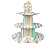 Unique Party 54413 Nappe en plastique Pastel Baby Shower