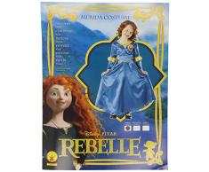 Rubies-déguisement officiel - Disney- Déguisement Costume Classique Mérida Rebelle - Taille 3-4 Ans- I-881877S