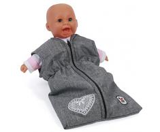 Bayer Chic 2000 792 76 Poupées de Couchage pour bébé Les Poupées, Jeans Gris