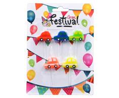 Grand Festival Bougie dAnniversaire Coloris Assortis (1)