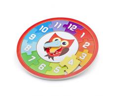 New Classic Toys - 18251 - Pendule Puzzle - Hibou