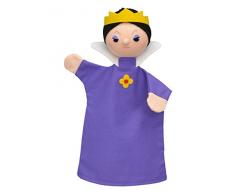 Moravská ústredna 22877 Une Reine 26 cm, marionnettes à Main, Multicolore