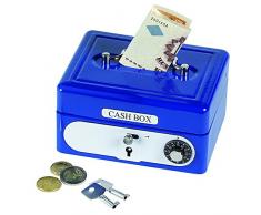 Goki - 2041890 - Tirelire avec Fermeture Codée - Bleu