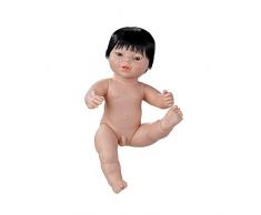 Berjuan – Poupée Newborn 38 cm Enfant Asiatico à Linge Multicolore (17060)