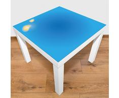 Play Mat Tapis de Jeu pour Table ou Sol Petit Atoll, Non Toxique, antidérapant, Lavable, 55 x 55 cm, sadapte Parfaitement sur IKEA Lack Table