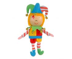 Fête Crafts Marionnette Arlequin Multicolore (1)