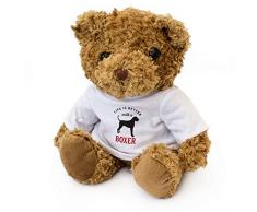 London Teddy Bears Life is Better with a Boxer – Ours en Peluche – Mignon et Doux – Cadeau pour Chien