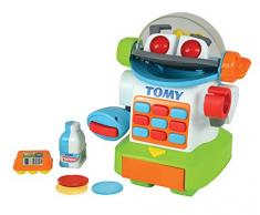 TOMY Toomies - Shopbot Mon Petit Caissier E72612, Caisse Enregistreuse pour Enfants, Jouet dÉveil Électronique Son et Lumière, Premier Âge pour Bébé de 18 mois+, pour Fille et Garçon, Multicolore