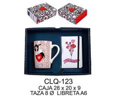 RM- Tasse Hearts et carnet Love,mi Rincon Favorito. Set de Fournitures Scolaires (1)