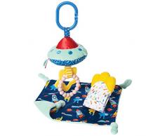 Manhattan Toy- Space-Coffret Cadeau thème avec Gant bébé Lovie, apaisant et Anneau de Dentition à Clipser et hochet, 218450, Multi