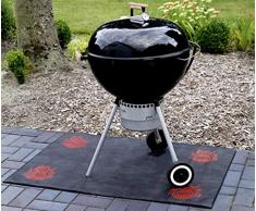 Happy People 79361 Tapis de grille pour barbecue, Multicolore, 120 x 80 cm - version anglaise