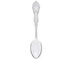 Givi Italia 60623 10 Mini Cuillères Plastique et chic Fumé, Multicolore