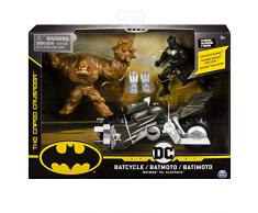 DC Comics Batman - 6055934 - Pack Batmoto + 2 figurines 10 cm - Jeu jouet enfant - Modèle Aléatoire