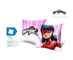 Kids Licensing- Coussin Ladybug, LB17128, Rouge