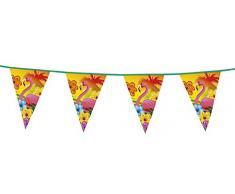 Boland – Flamingo Hibiscus Filage fanions, Multicolore, 52502