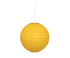 Unique Party - 64241 - Lanterne Ronde en Papier - 25 cm - Jaune