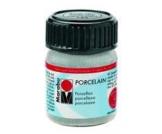 Marabu Peinture 782 15 ML Porcelaine, Argent