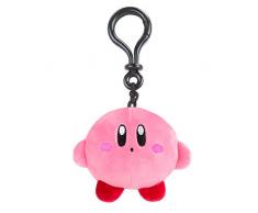 TOMY Mocchi Nintendo Peluche Kirby 10 cm pour Les Fans de Jeux rétro, Jouet à Clipser, Gadgets de Bureau et Accessoires de Bureau, Convient aux Enfants de 3 Ans