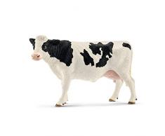 Schleich- Figurine Vache Holstein Farm World, 13797, Multicolore