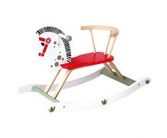 Bino Mertens 82546 Bois Cheval à Bascule avec Dossier