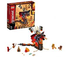 LEGO- Croc feu, Inclus 4 Figurines Ninjago Briques de Construction, 70674, Multicolore