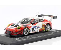 Minichamps- Voiture Miniature de Collection, 413186731, Rouge/Blanc