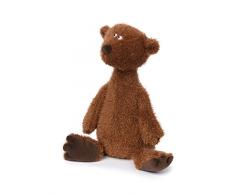 sigikid Beasts Peluche pour Adultes et Enfants 38925 Ours Grand Modèle Ach Good! Rouge-Brun