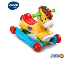 VTech Cheval à Bascule 2 en 1 avec 2 Modes de Jeu (80-191422), Couleur/modèle Assorti