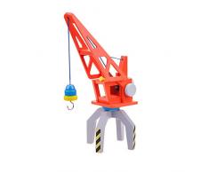 New Classic Toys Grue Porte-Containeur Jouet en Bois pour Enfant