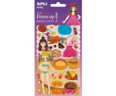 Apli kids – Sac de Stickers Dress Up avec Décor Iris (14861)