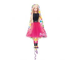 Amscan - 3065501 - S/Shape Ballon [en forme de poupée Barbie Sparkle]