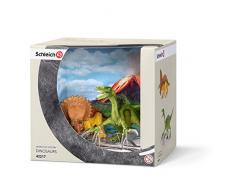 Schleich - 42217 - Figurine - Petits tricératops et thérizinosaure