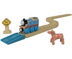Thomas et ses amis circuit de train, rails en bois, jouet pour enfant, 3 ans et plus, FKF54